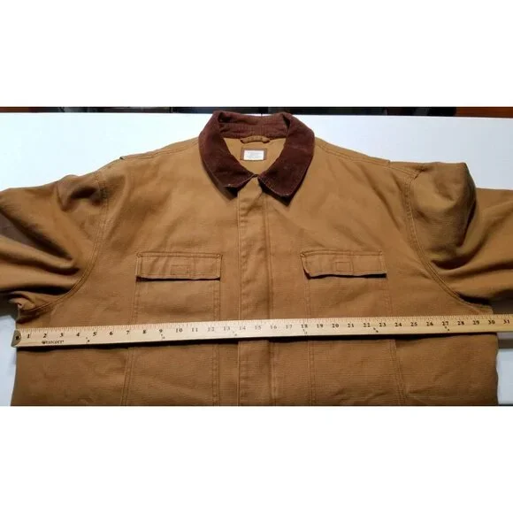 Northeast Outfitters Full Zip Canvas Quilt Lined Chore Barn Coat Jacket Men XXL - Picture 6 of 16